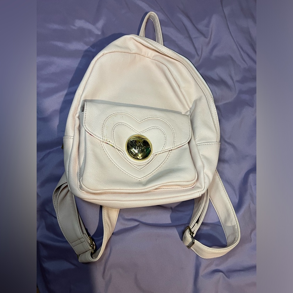 Betsy Johnson light pink backpack
